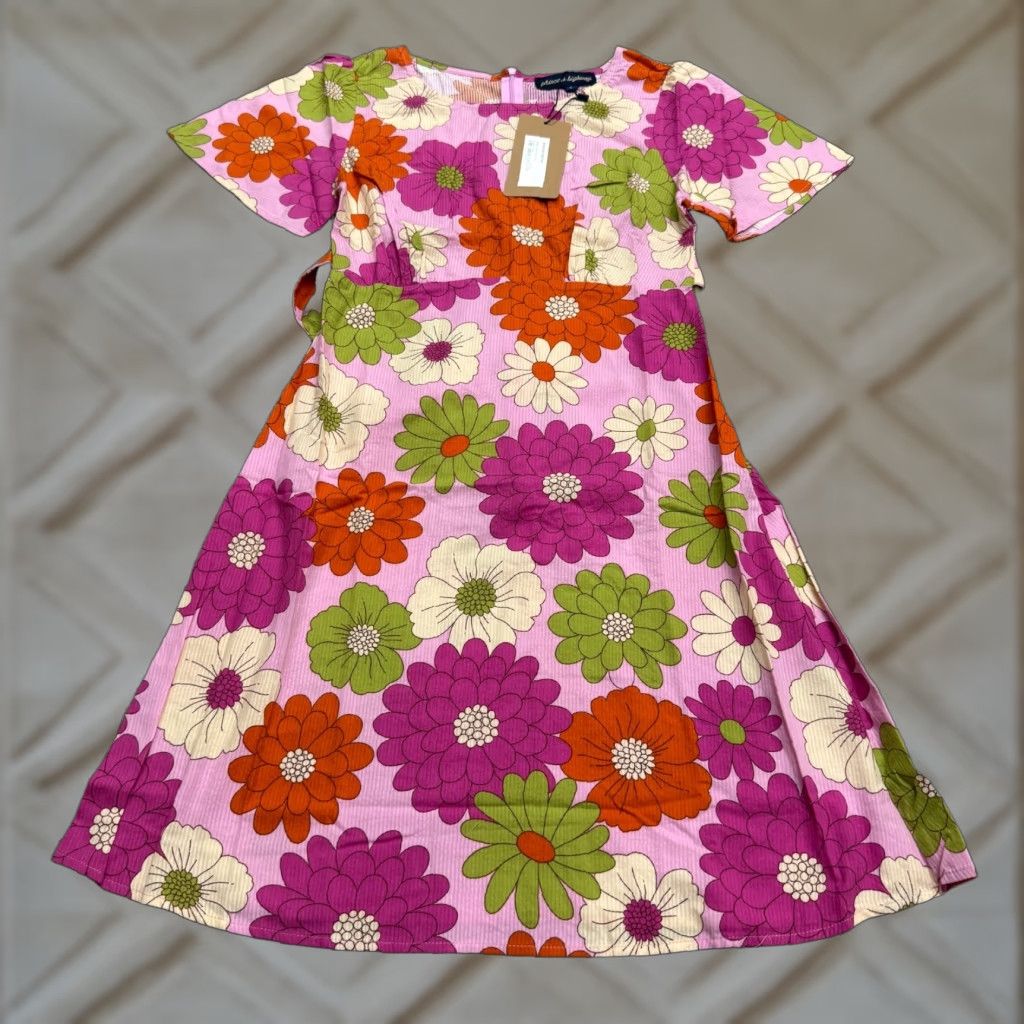 Vintage VINTAGE Princess Highway Daisy Chain Reaction Mini Dress Womens Size 2 Pink Floral NWT Size XS / US 0-2 / IT 36-38 - 1 Thumbnail