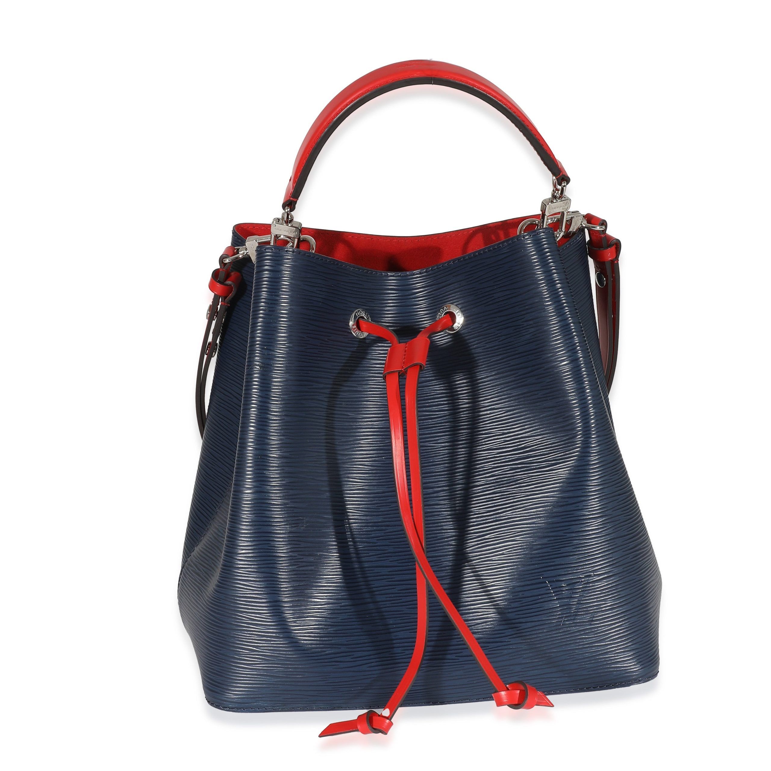 Louis Vuitton Coquelicot Indigo Epi NéoNoé MM