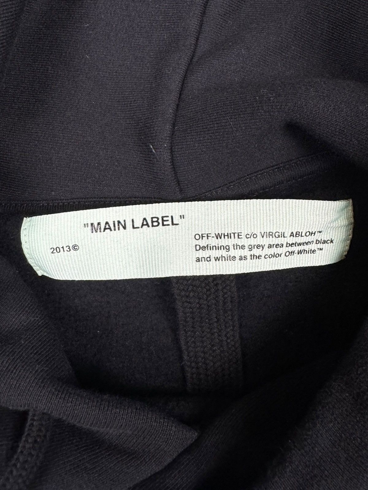 Off-White Off-White Bernini Diagonal Business Casual Pullover Hoodie Size US XS / EU 42 / 0 - 13 Thumbnail