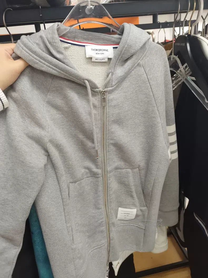 Thom Browne Thom Browne Zip-Up Hooded Jacket Size US S / EU 44-46 / 1 - 1 Thumbnail