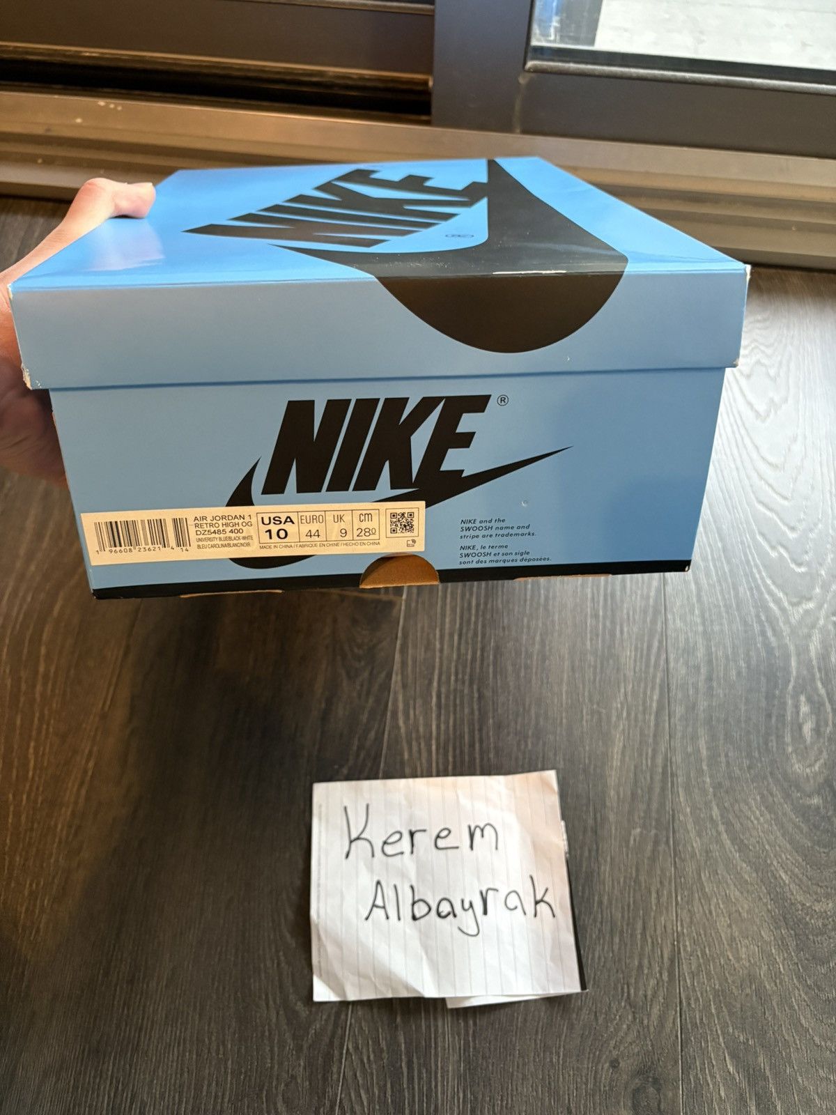 Jordan Brand × Nike Jordan 1 UNC Toe Size US 10 / EU 43 - 6 Thumbnail