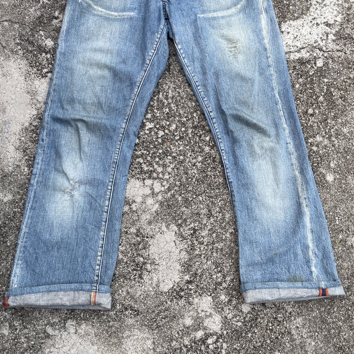 Energie Vintage Stevenson Energie Distressed Denim Jeans Size US 33 - 4 Thumbnail