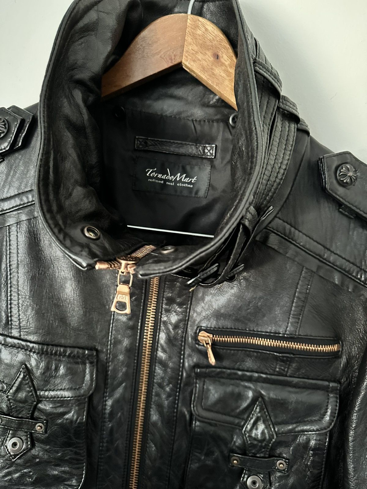 Tornado Mart Tornado Market Leather Jacket Size US M / EU 48-50 / 2 - 6 Thumbnail