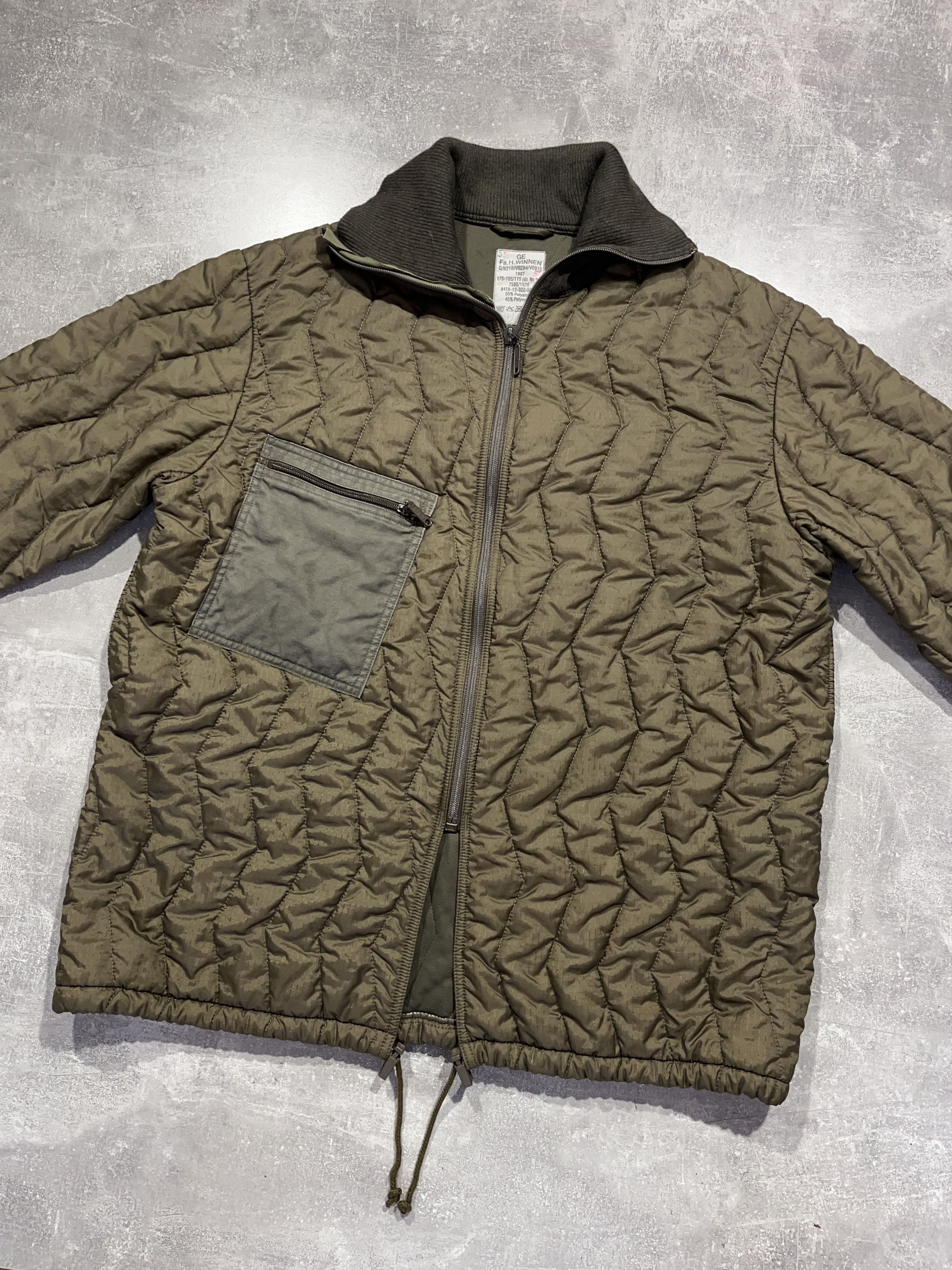 Other Vintage Very Old Army USA Quilted Jacket Y2k Style Size US XL / EU 56 / 4 - 2 Thumbnail