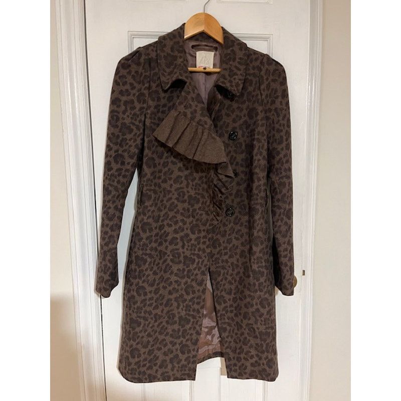 Rebecca Taylor Rebecca Taylor Leopard Print Coat Small Size S / US 4 / IT 40 - 2 Thumbnail