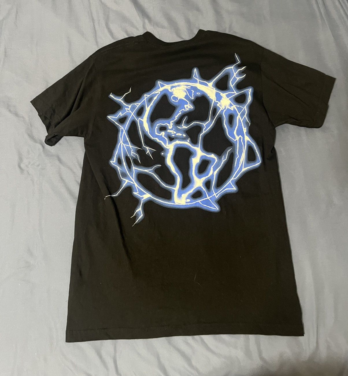 Revenge Revenge Black Tee Lightning Logo Size US M / EU 48-50 / 2 - 2 Thumbnail