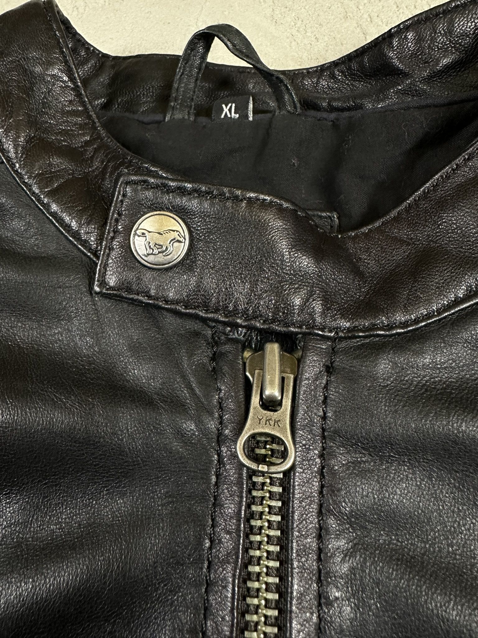 Mustang 90s Vintage Mustang Leather Racing Biker Boxy Jacket Size US XL / EU 56 / 4 - 8 Thumbnail