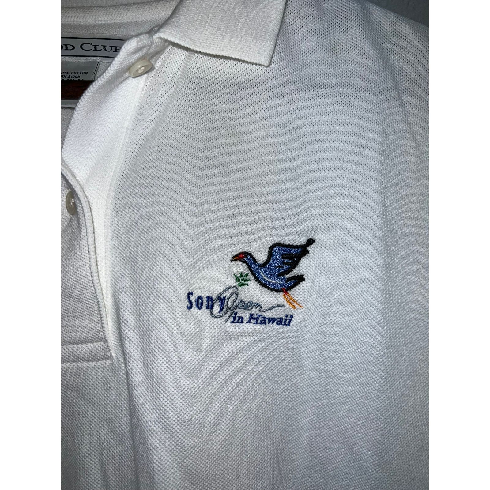 Izod Womens Vintage Golf Hawaii Polo Shirt Sony Open Hawaii Izod Size M / US 6-8 / IT 42-44 - 3 Thumbnail