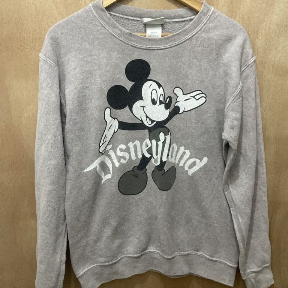 Disney × Vintage Disney Parks Mickey Mouse Long Sleeve Sweater Gray Size Smal Size S / US 4 / IT 40 - 2 Thumbnail