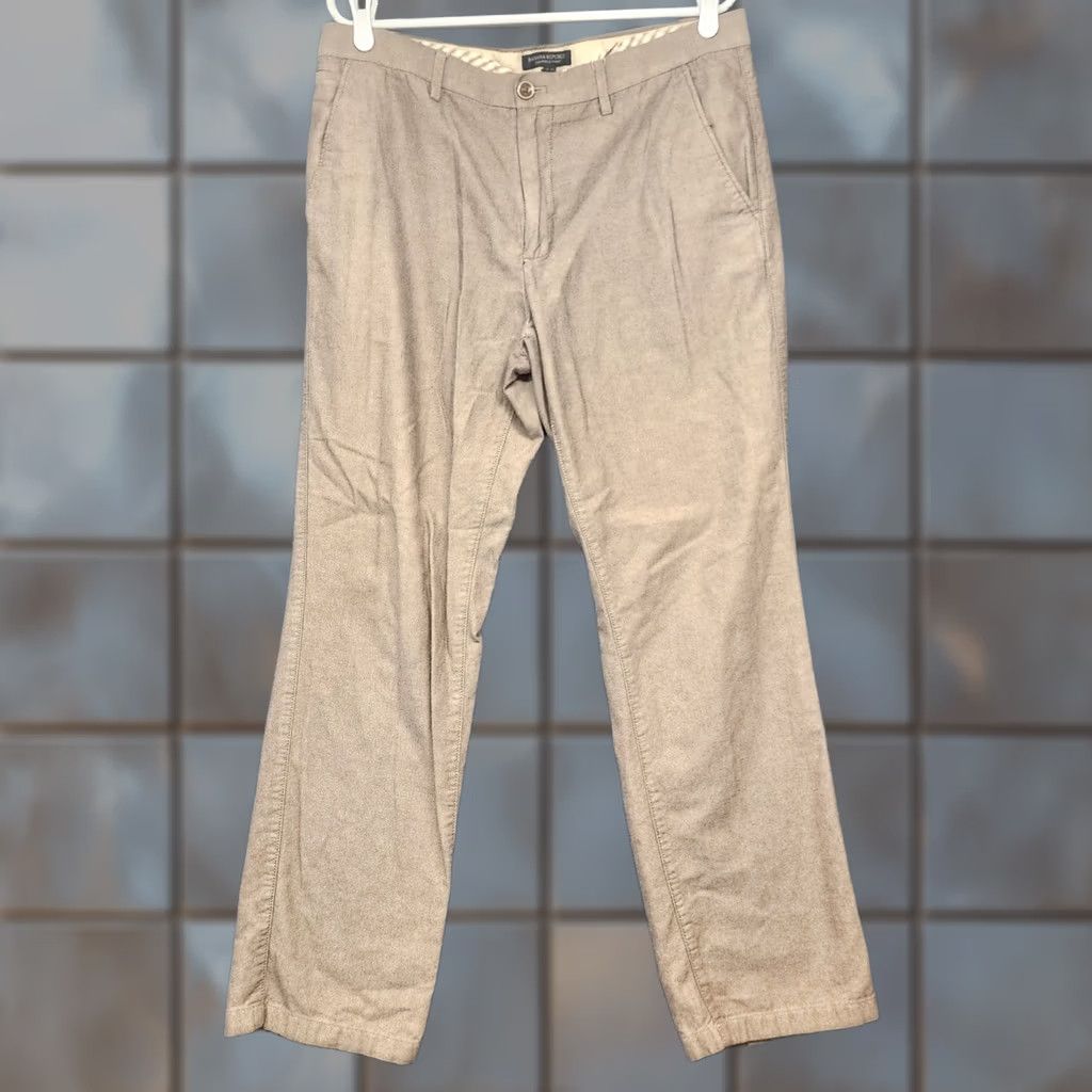 Banana Republic Banana Republic Kentfield Pant Men 34x30 Tan Cotton Twill Chino Trouser Slacks Tagged 35x32 Size US 34 / EU 50 - 1 Thumbnail