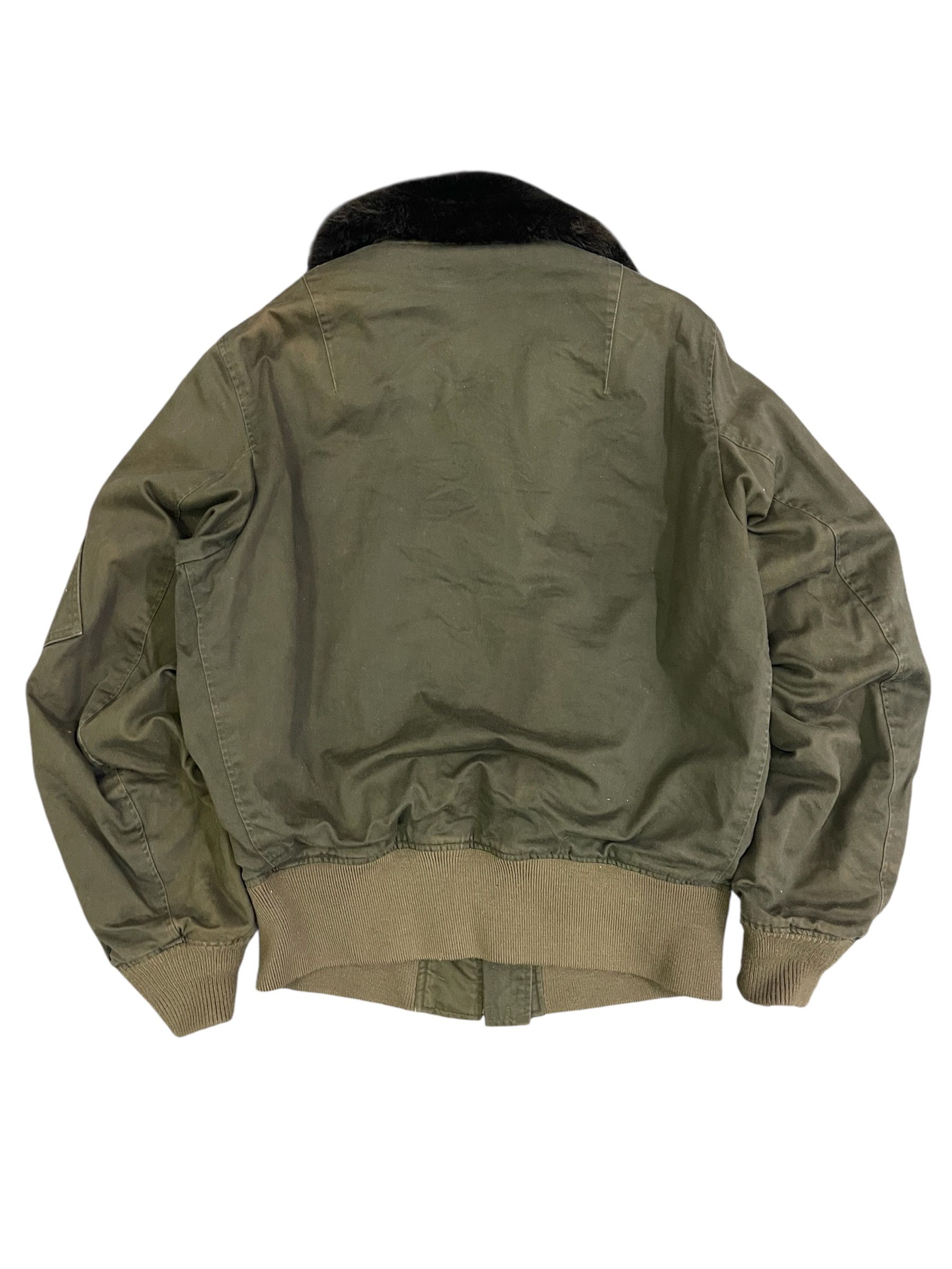 Swagger Swagger B-15 Bomber Sherpa Shearling Olive Flight Jacket Size US L / EU 52-54 / 3 - 2 Thumbnail
