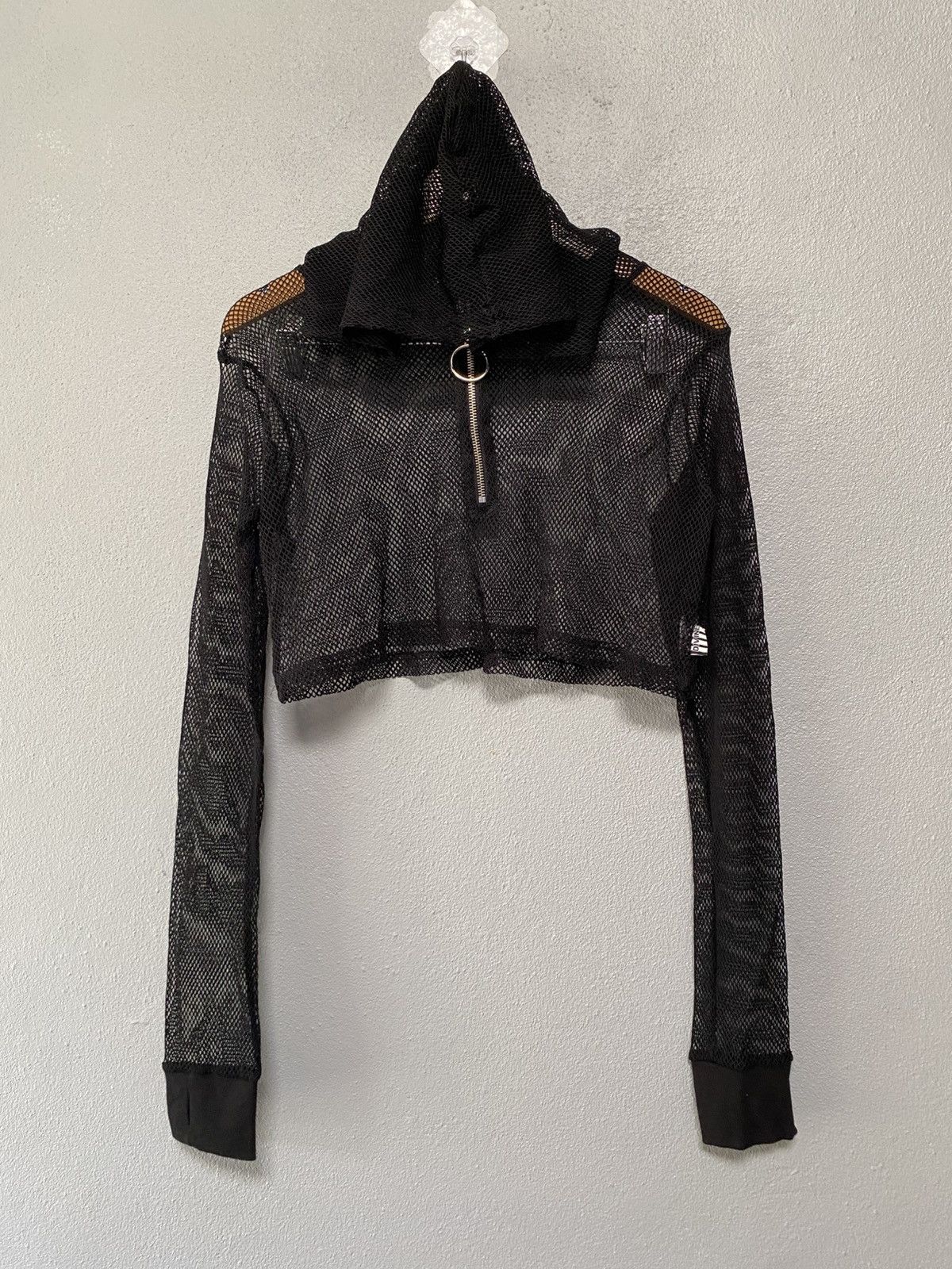Japanese Brand Avant garde Dimine Comedy mesh style hoodie Y2K fesyen Size S / US 4 / IT 40 - 1 Thumbnail