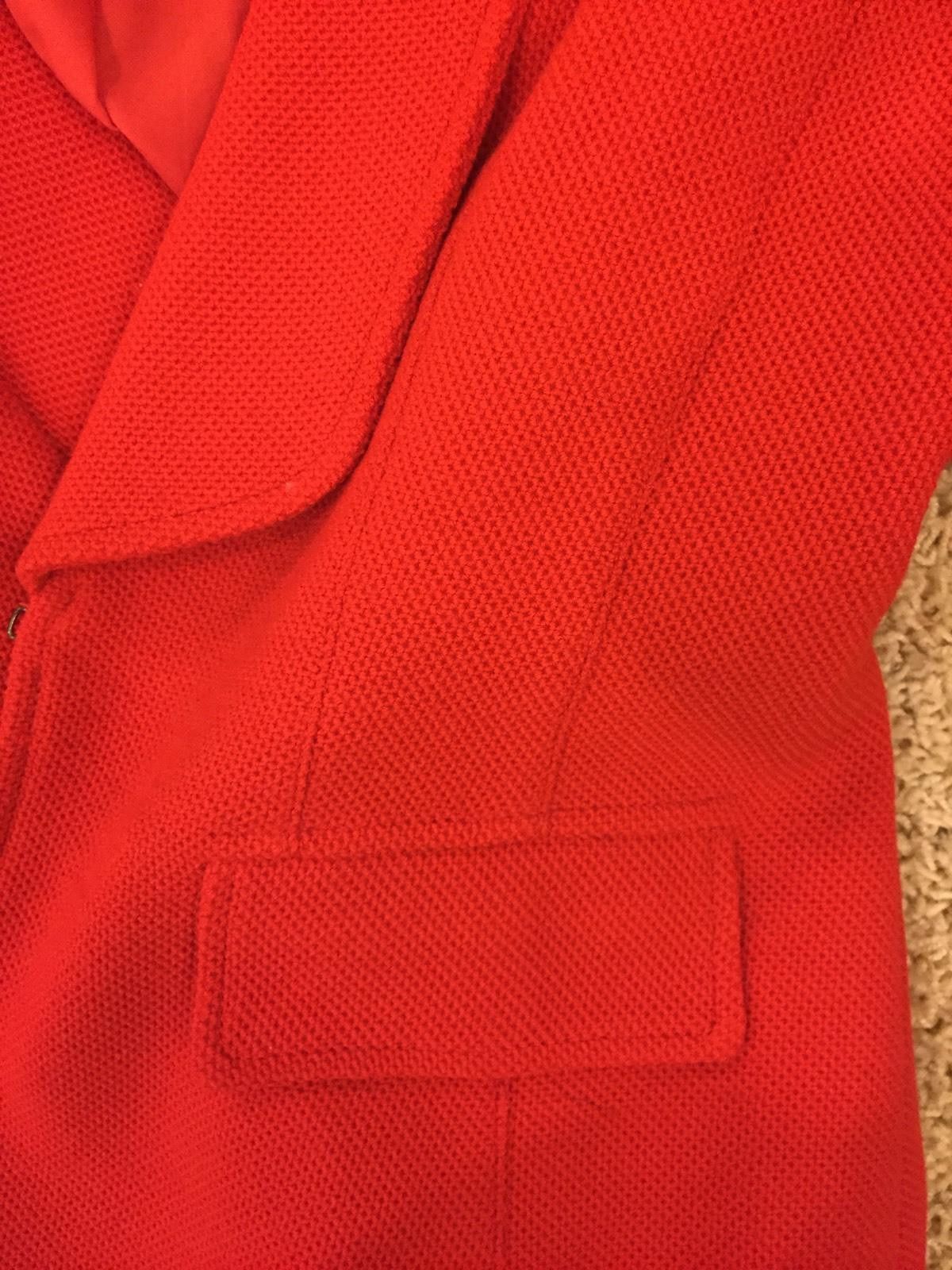 Other Worth New York Red Sport Jacket Rayon Polyster Bland Sz 10 Size L / US 10 / IT 46 - 8 Thumbnail