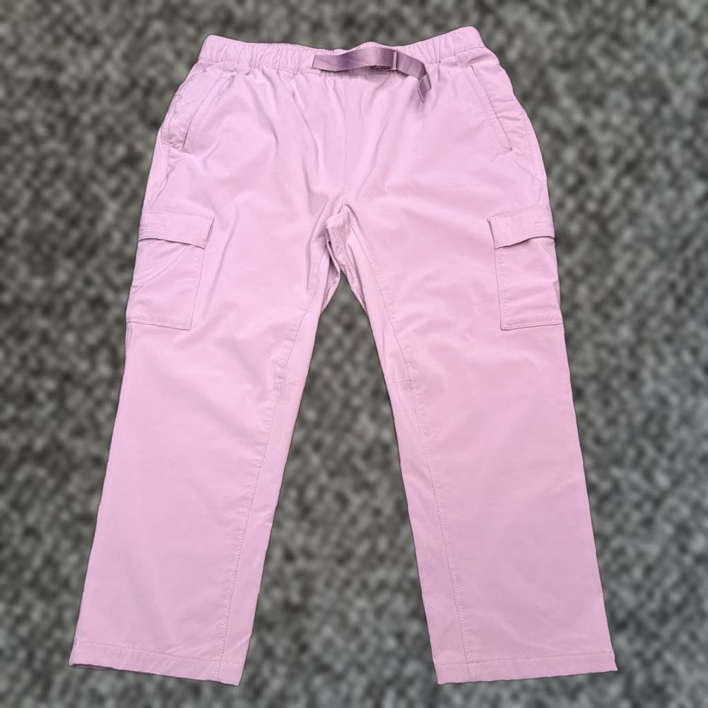 Eddie Bauer Eddie Bauer Cargo Pants Purple Crop Stretch Belt T18 Womens Size 40" / US 18 - 1 Thumbnail