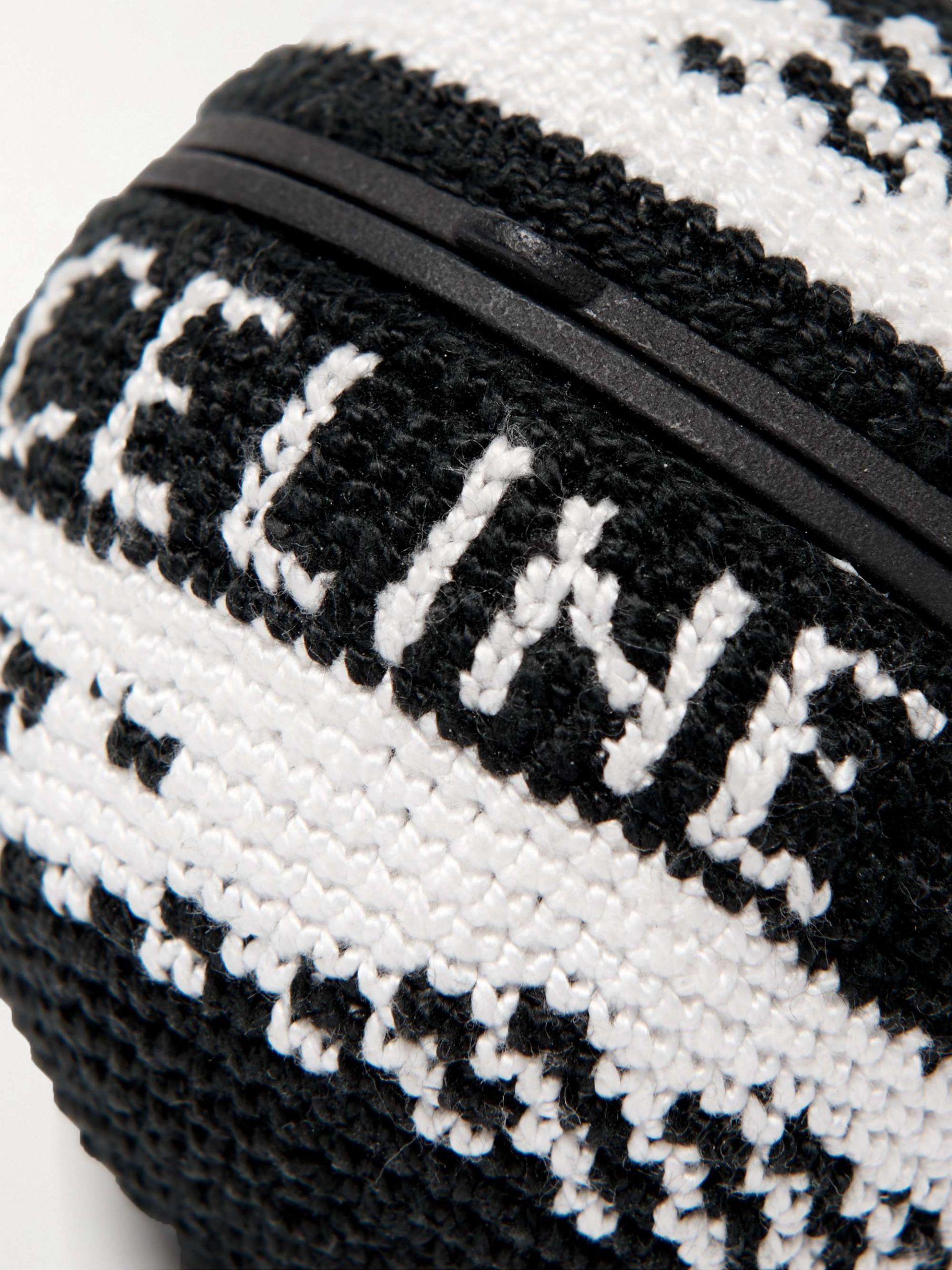 Celine o1bcso1str1024 Size: OS / Airpods Ball Cover in Black/White Size ONE SIZE - 4 Thumbnail