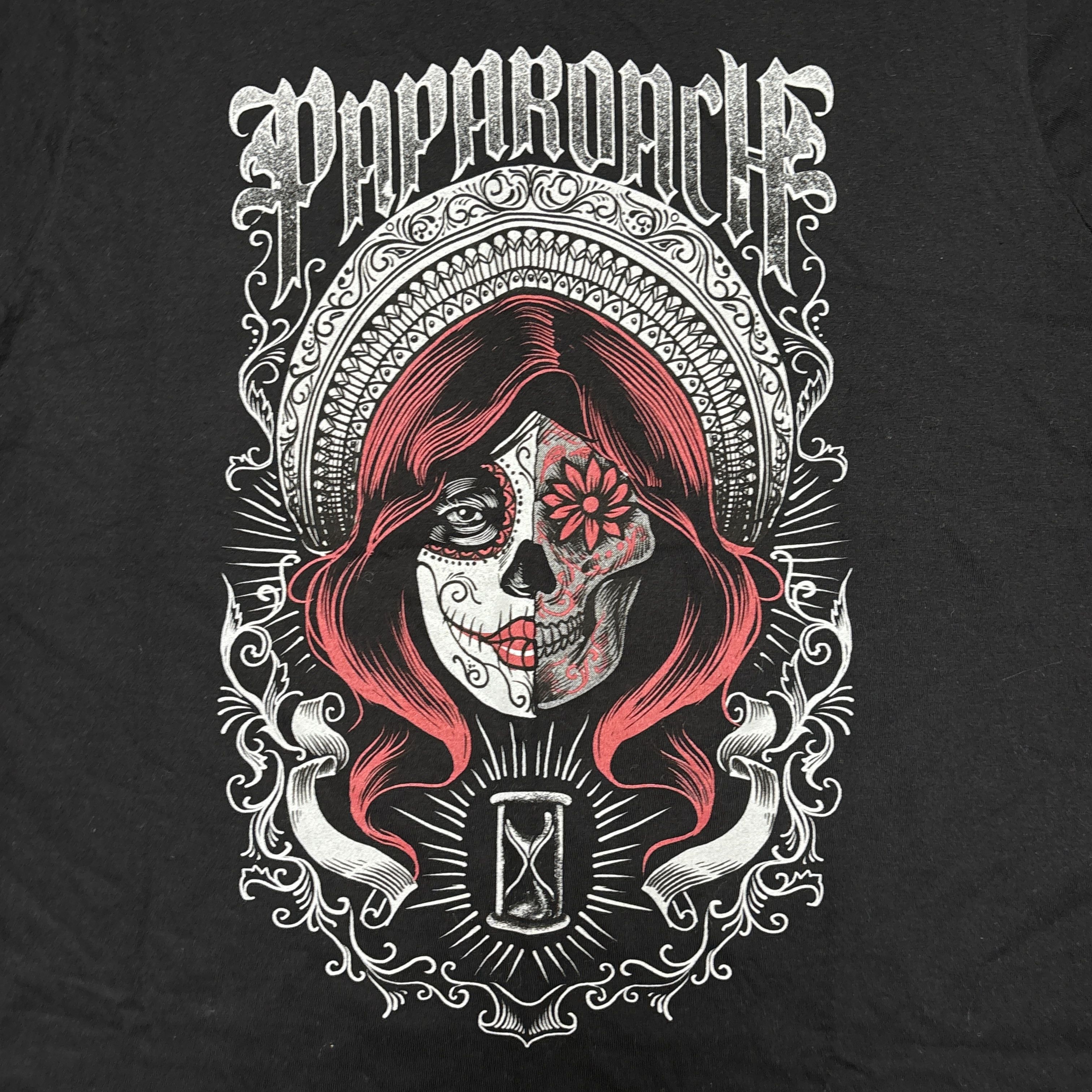 Band Tees Papa Roach Shirt Black Womens Baby Tee Metal Band Tee Size L / US 10 / IT 46 - 4 Thumbnail