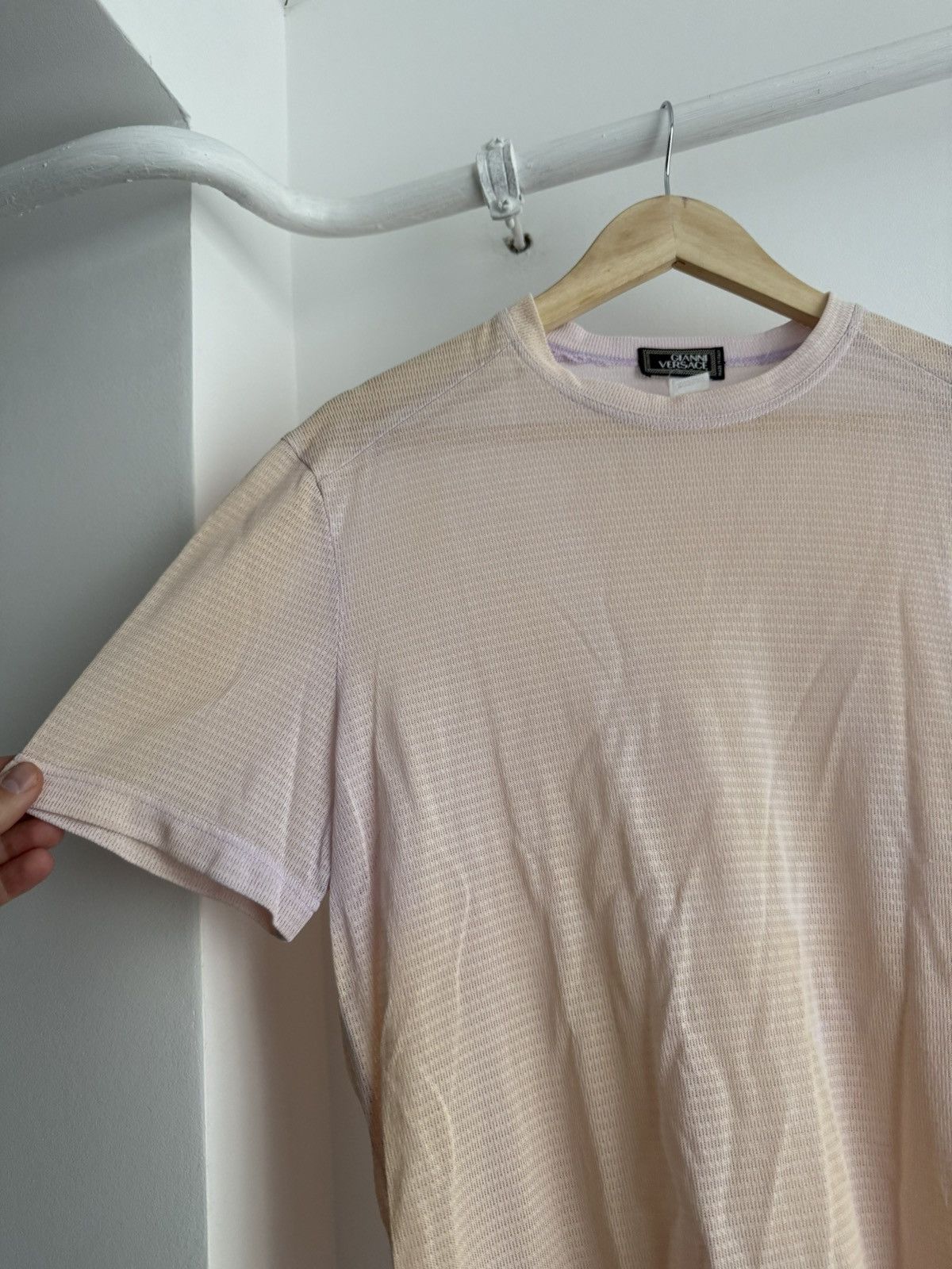 Versace Archive 80-90s Gianni Versace Mesh Top T-Shirt Size S-M Size US S / EU 44-46 / 1 - 5 Thumbnail