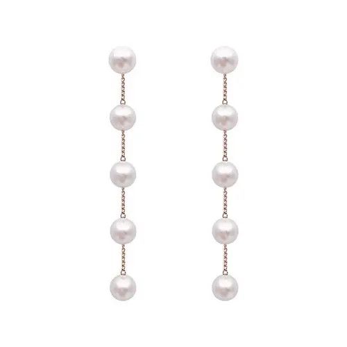 VIBE Pearl bead Long Drop Earring Size ONE SIZE - 2 Thumbnail