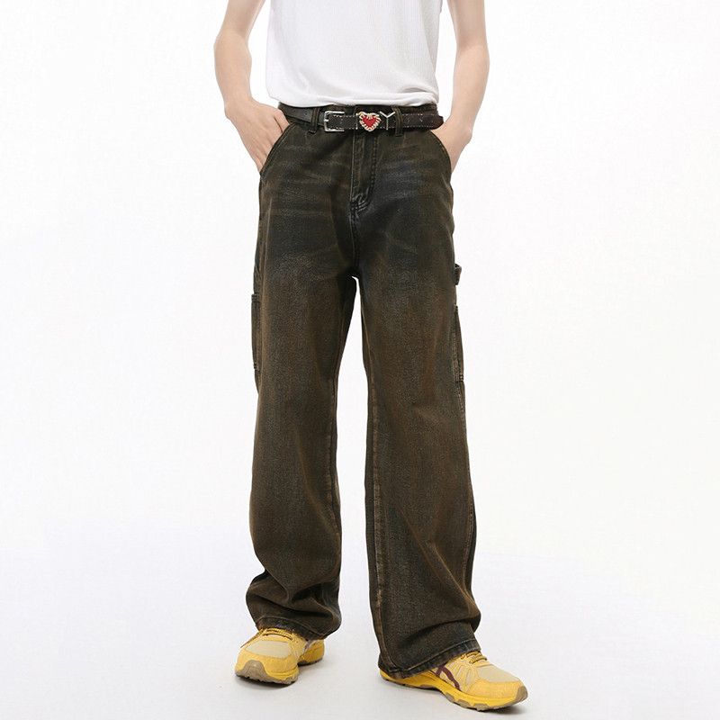 Japanese Brand × Jean Men's Denim Pants Loose Size US 31 - 2 Thumbnail