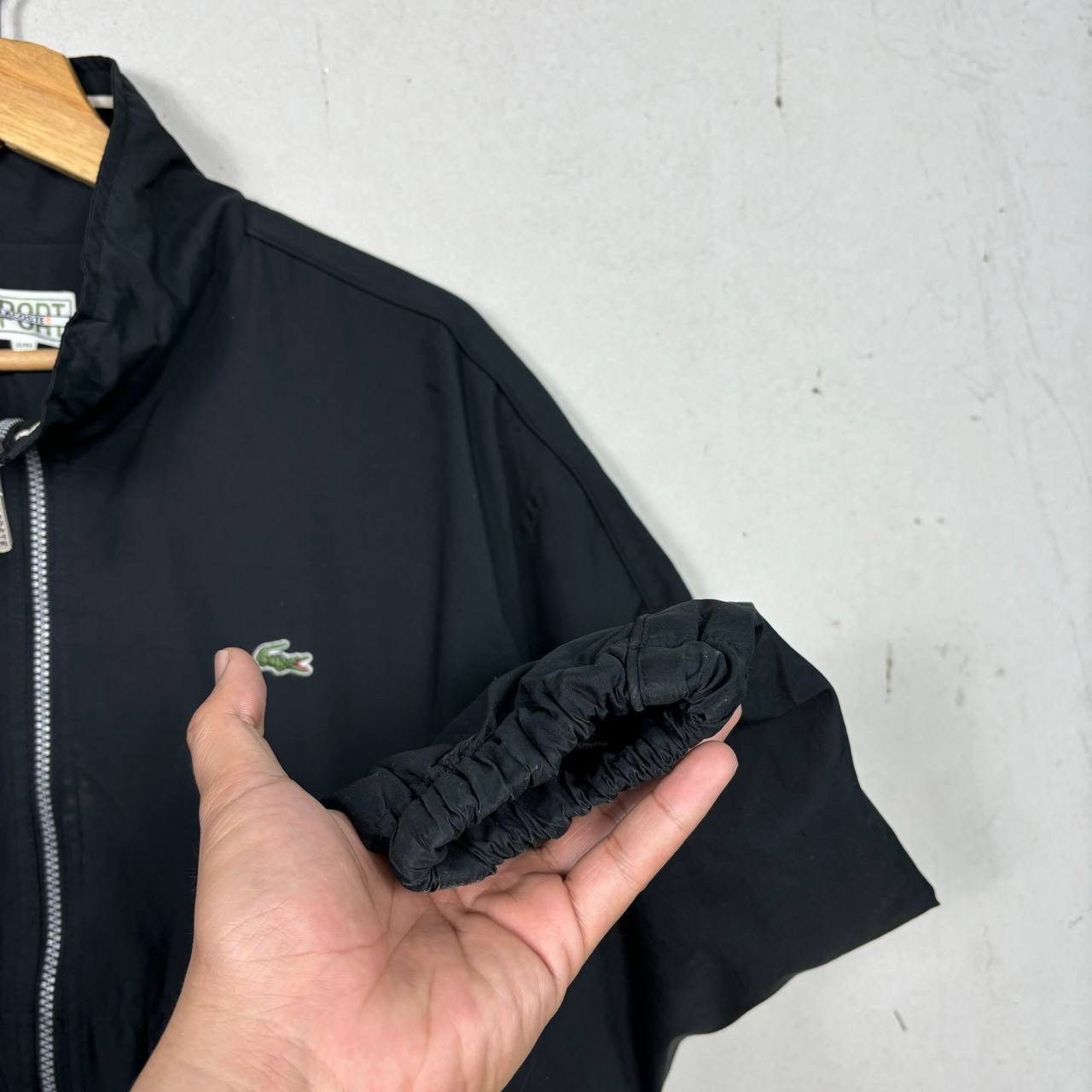 Lacoste Lacoste Sport Full-zip Black Swater Jacket Size US L / EU 52-54 / 3 - 4 Thumbnail