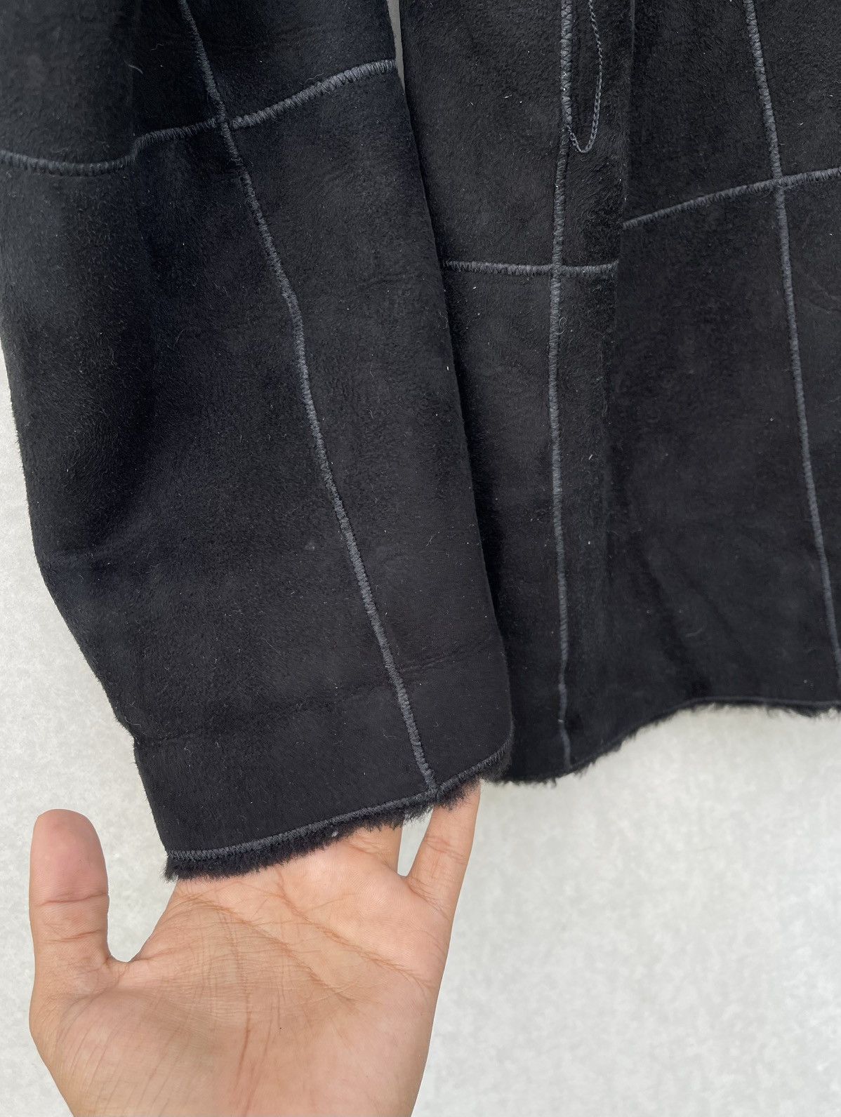Loewe 🔥RARE🔥 LOEWE LAMBSKIN SHERLING LEATHER JACKET Size US S / EU 44-46 / 1 - 18 Thumbnail