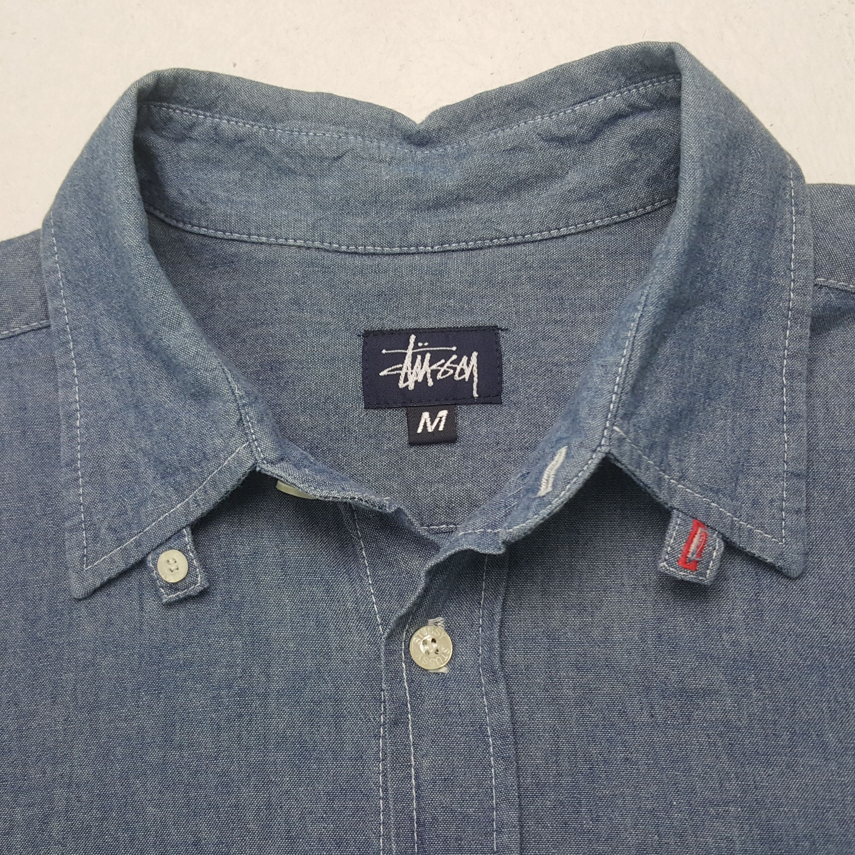 Japanese Brand × Stussy × Vintage Vintage Stussy Custom Logo Button Up Shirt Size US M / EU 48-50 / 2 - 4 Thumbnail