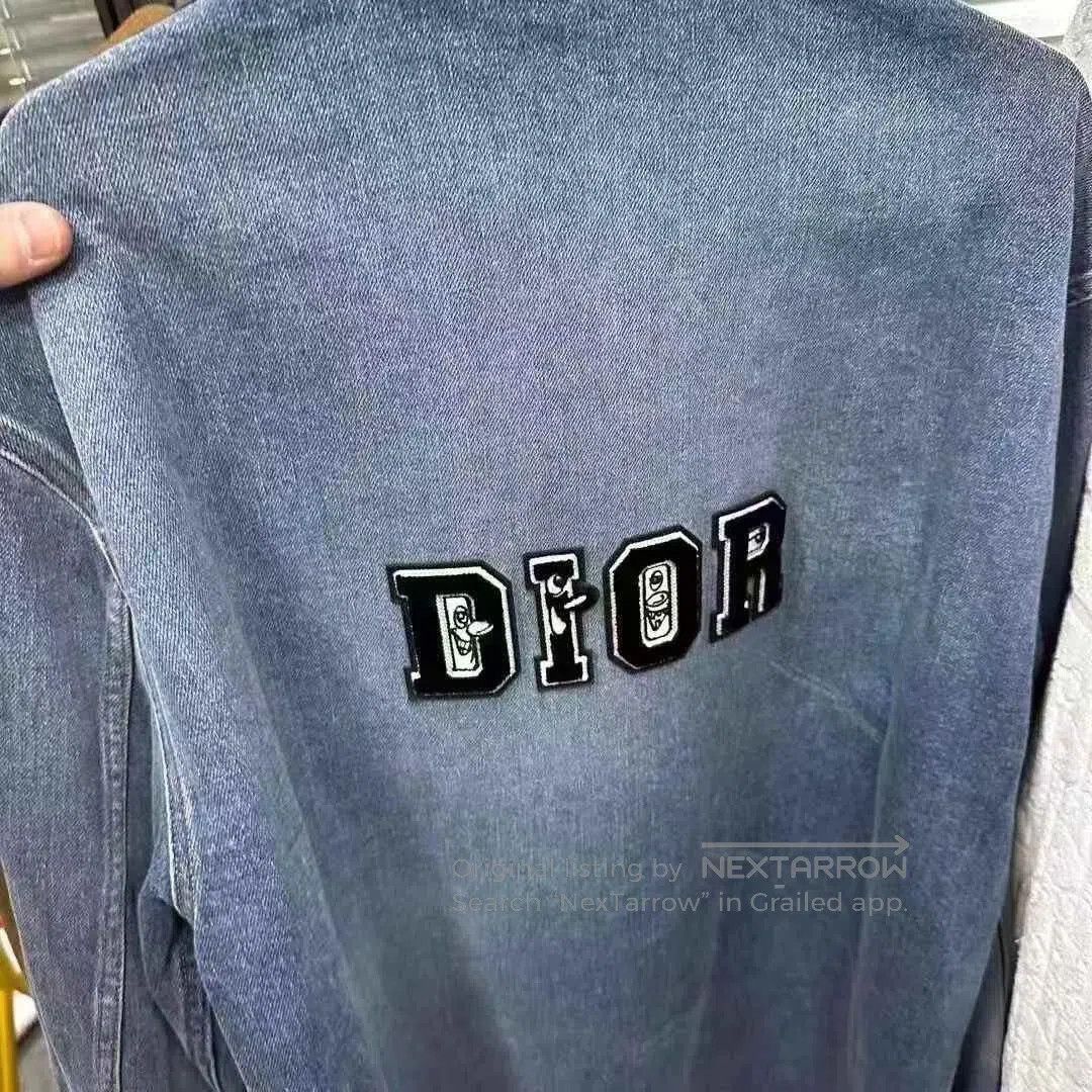 Dior New Dior Collaboration Denim Logo Jacket. Size US S / EU 44-46 / 1 - 4 Thumbnail