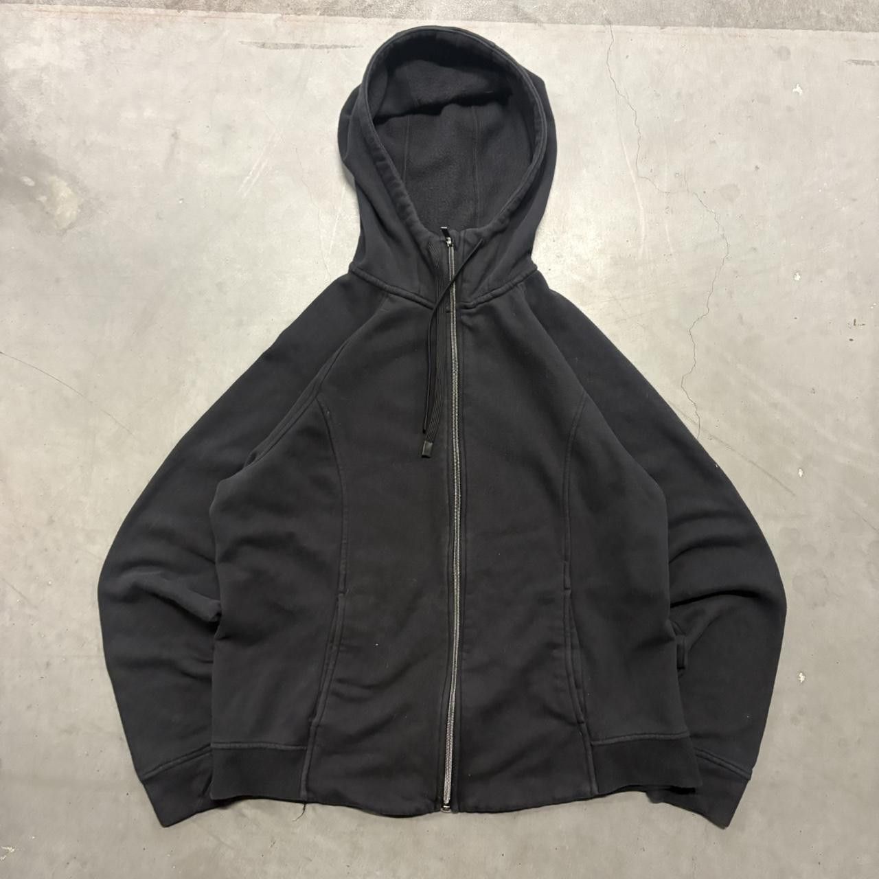 トップス 00s old stussy double zip hoodie y2k Stussy Double Face Label Zip-Up Hoodie Mens XL Gold Workgear