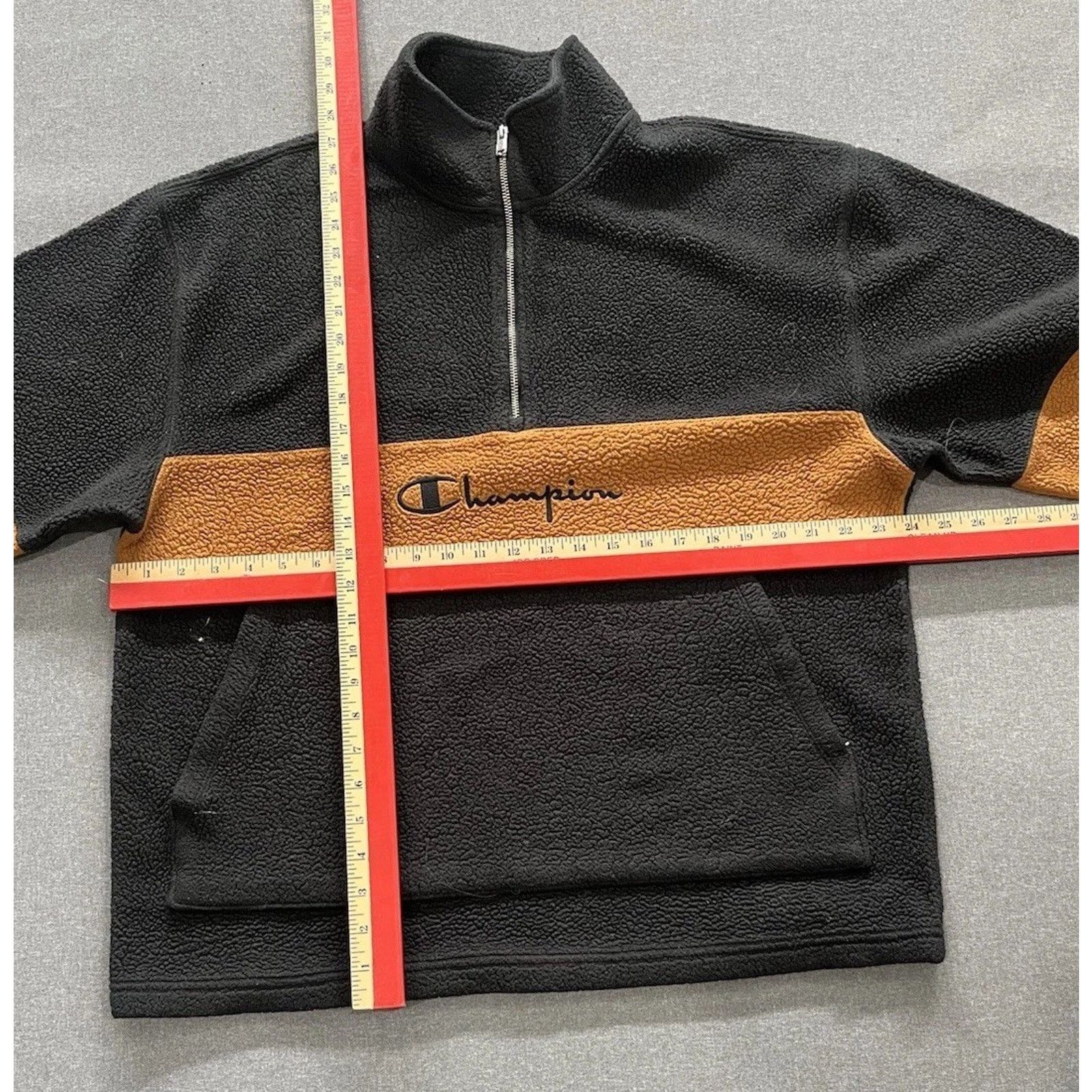 Champion Champion Sherpa 1/4 Zip Hoodie&Pants Set Men’s Black Sz L Size US L / EU 52-54 / 3 - 4 Thumbnail