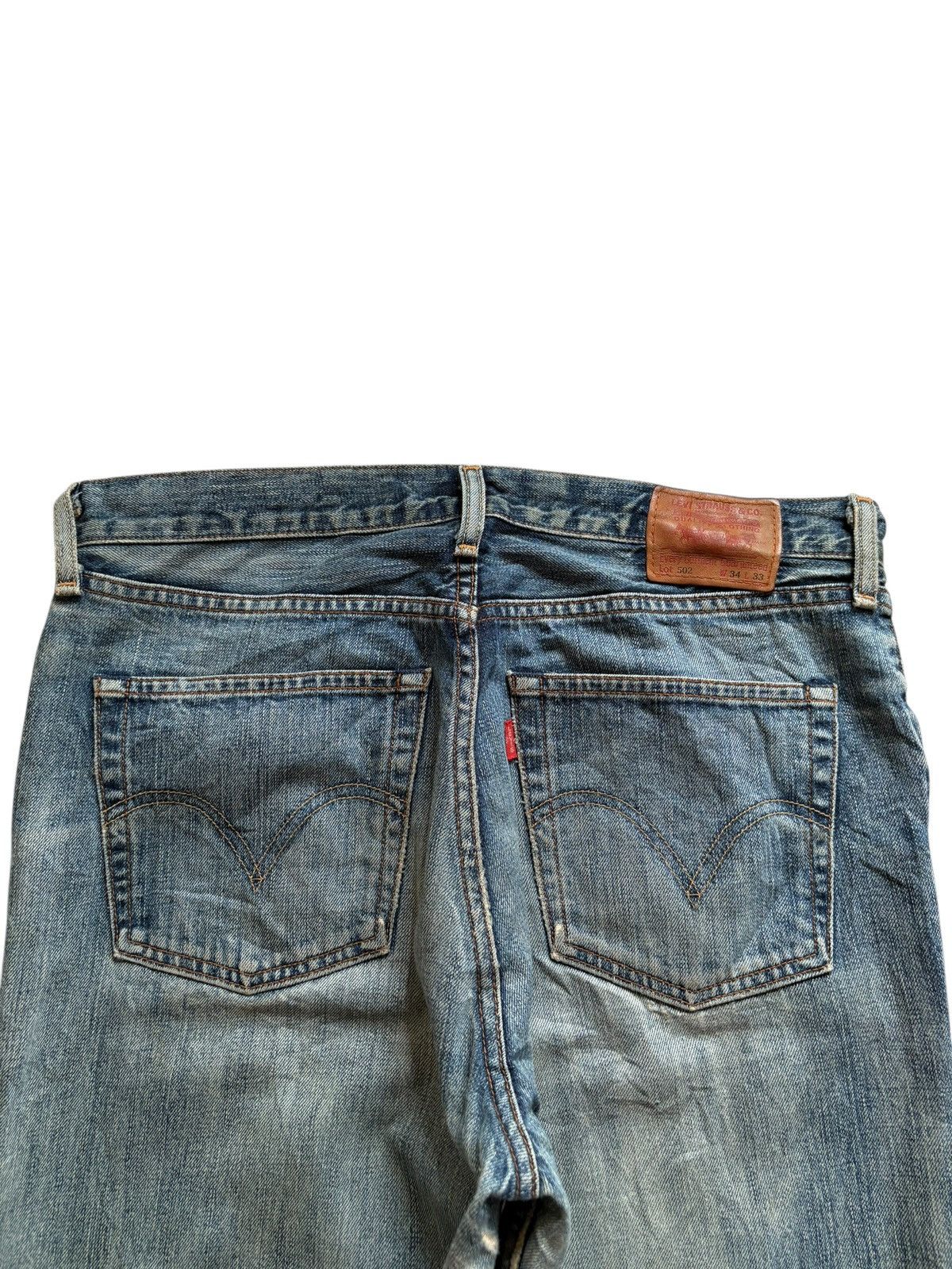 Levi's Vintage 90s Levis 502 Mud Wash Ripped Loose Baggy Jeans Size US 34 / EU 50 - 8 Thumbnail