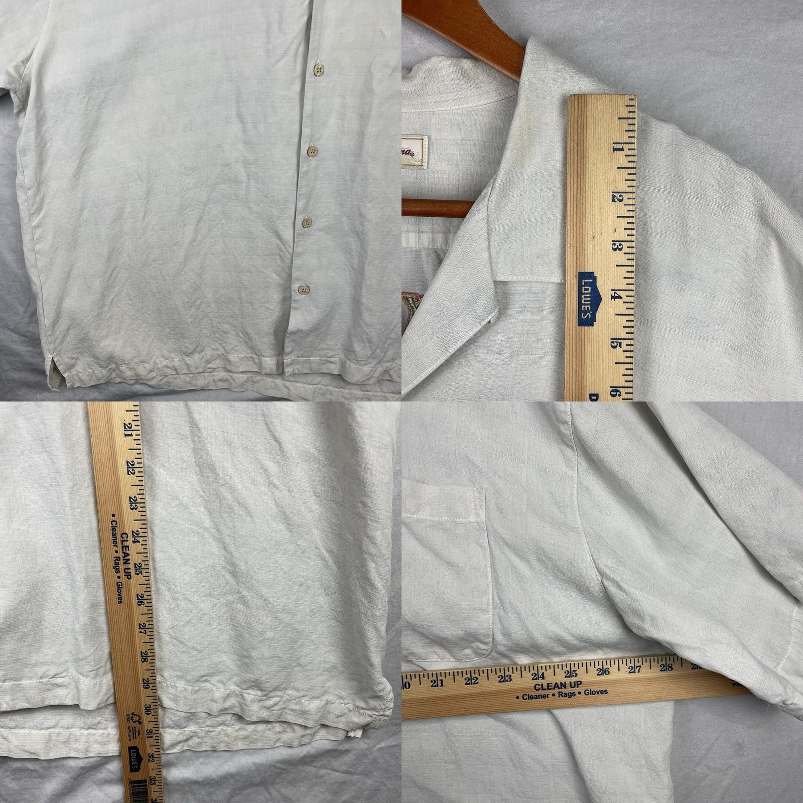 Tommy Bahama Tommy Bahama Shirt Men 2XL Short Sleeve Button-Up Collared Beach Silk Pattern Solid Beige Casual Workwear 90s? Size US XXL / EU 58 / 5 - 8 Thumbnail