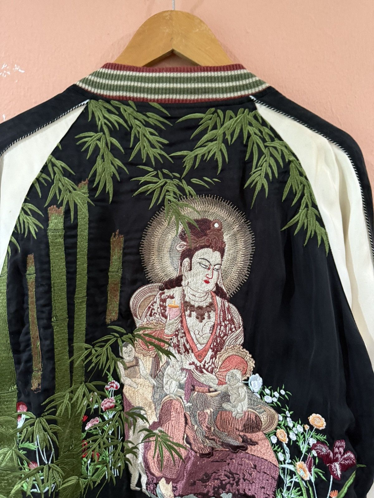 Japanese Brand Vintage Dorobo Nikki Kishimojin Reversible Sukajan Jacket Size US M / EU 48-50 / 2 - 8 Thumbnail