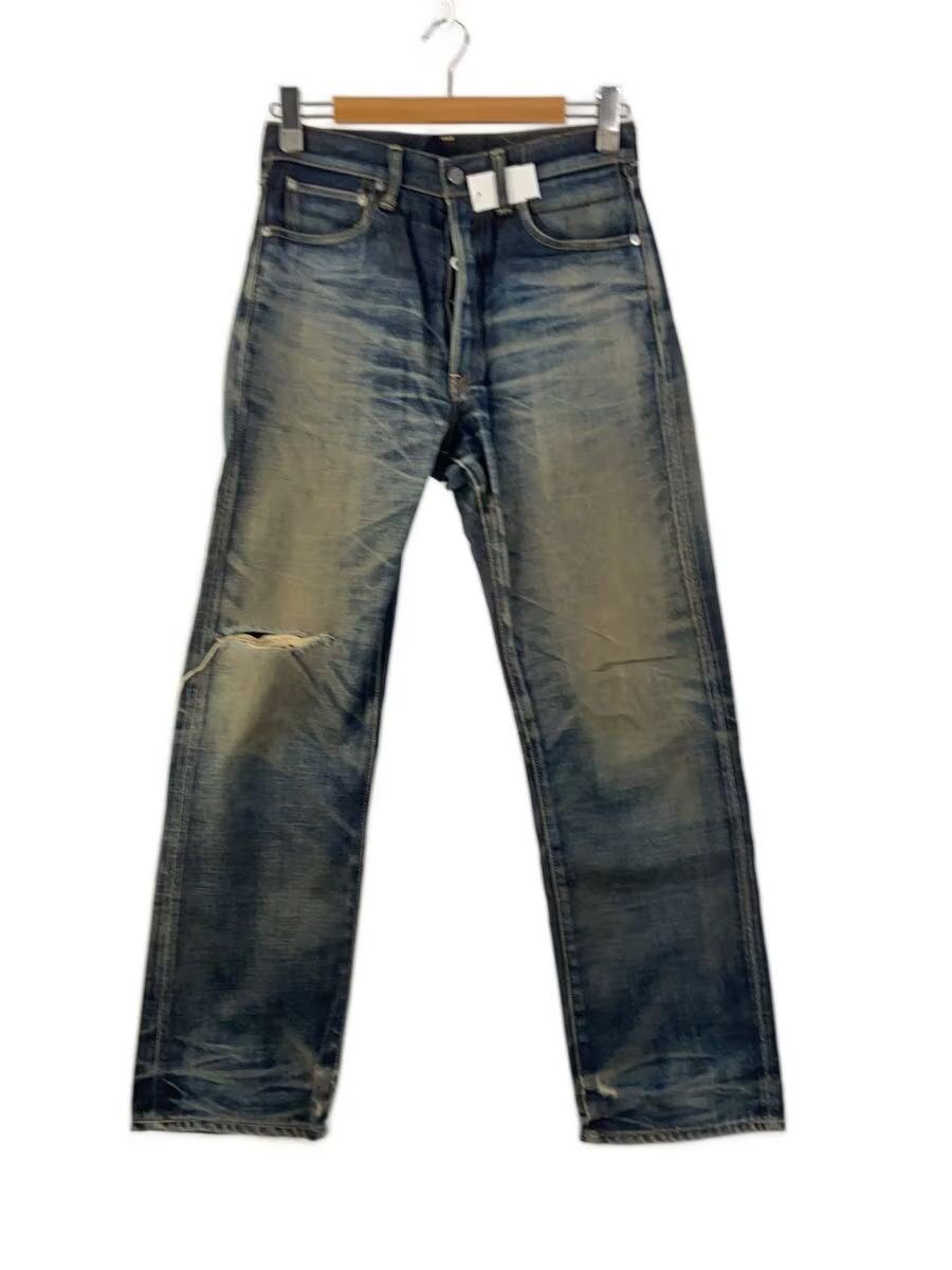 Visvim Distressed Aged Straight Leg Denim Jeans Size US 30 / EU 46 - 1 Thumbnail