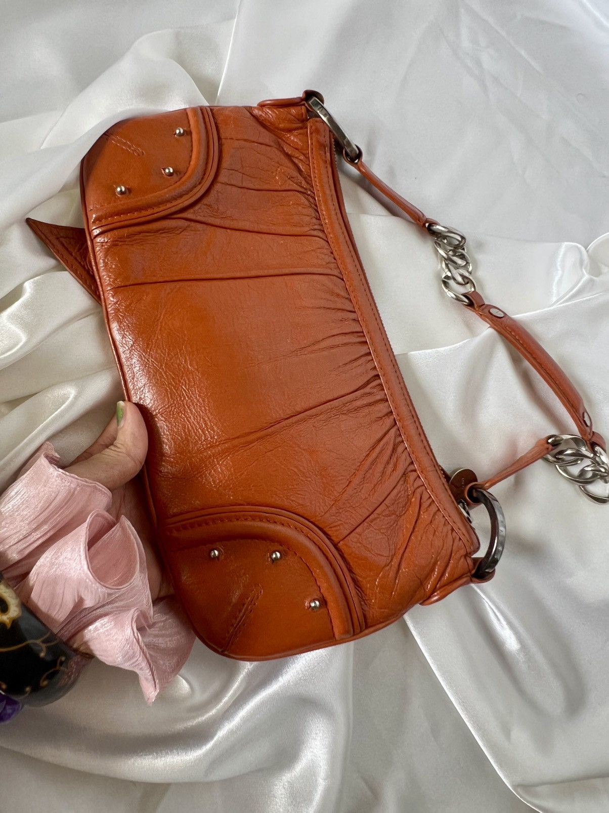 Givenchy Givenchy Bow Knot Shoulder Bag – Brownish orange Size ONE SIZE - 8 Thumbnail