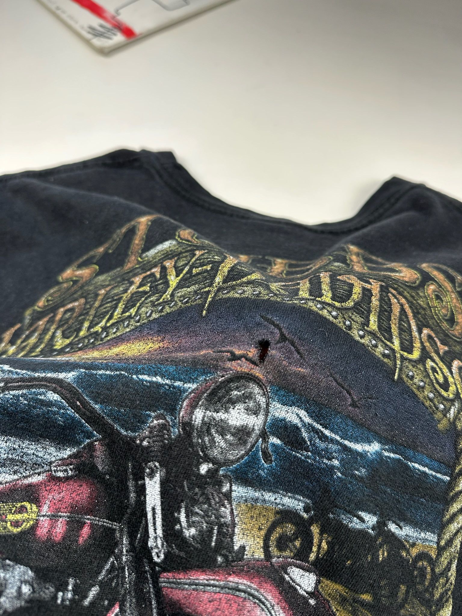 Harley Davidson VINTAGE Harley Davidson Clown T-Shirt Size US L / EU 52-54 / 3 - 11 Thumbnail