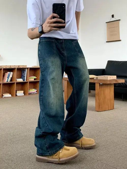 Designer × Japanese Brand × Vintage faded baggy y2k hiphop cargo pants Size US 32 / EU 48 - 4 Thumbnail