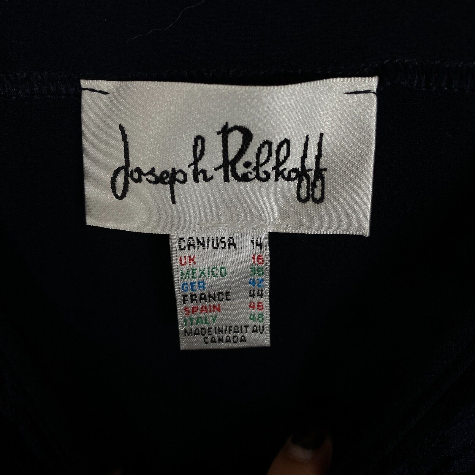 Joseph Ribkoff Joseph Ribkoff Women's Dress Size UK 16 Blue Sleeveles ` Size XXL / US 16-18 / IT 52-54 - 4 Thumbnail