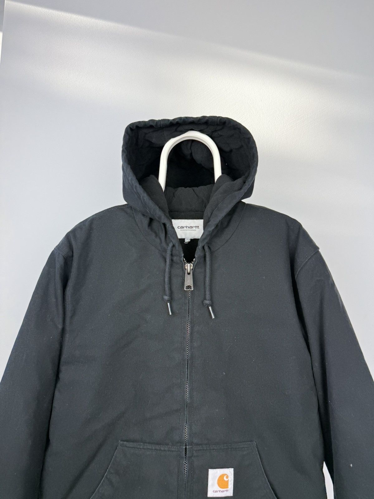 Carhartt × Carhartt Wip × Vintage CARHARTT VINTAGE ACTIVE JACKET FADED WORK ZIP HOODED Size US L / EU 52-54 / 3 - 2 Thumbnail