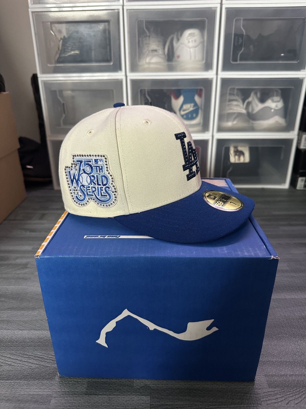 New Era Los Angeles Dodgers 75th World series Anniversary Size 7 Size ONE SIZE - 2 Thumbnail