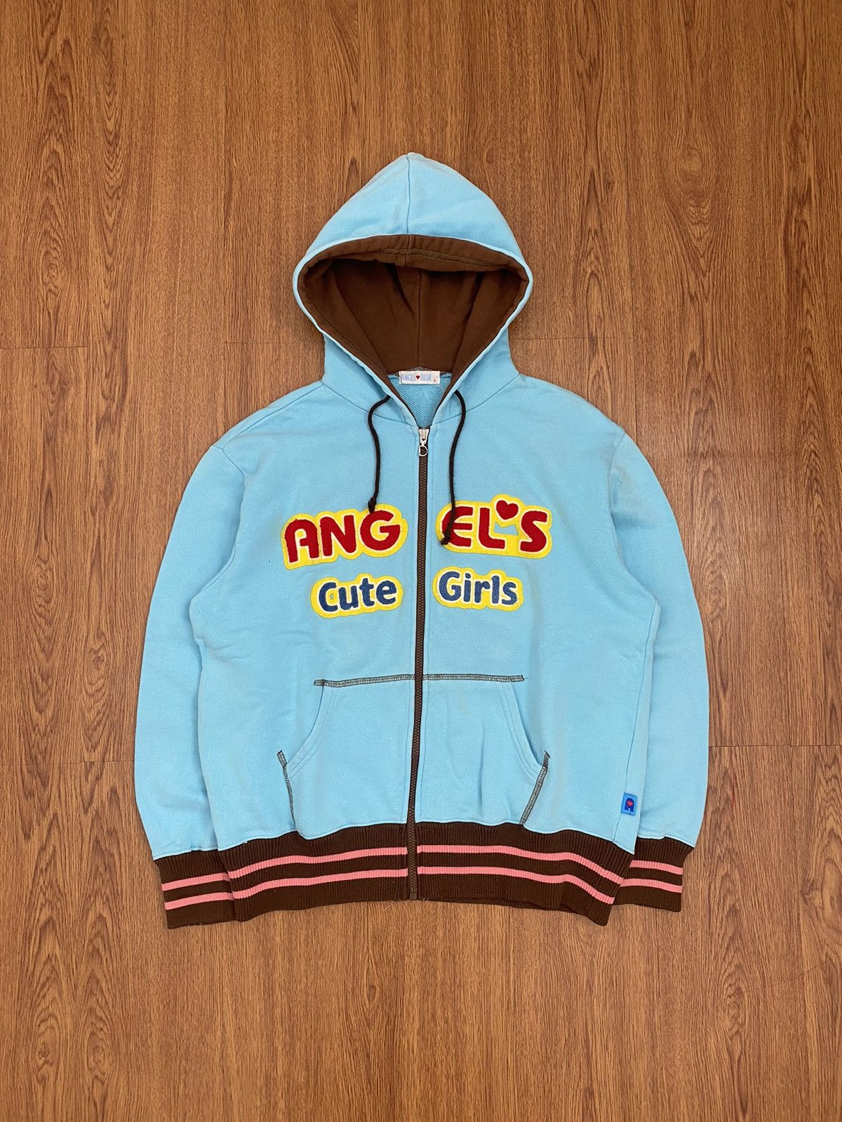 Angel Blue Angel blue cute girl zip hoodie Size L / US 10 / IT 46 - 1 Thumbnail