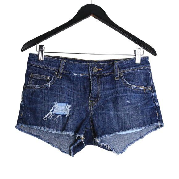 Aritzia Aritzia Talula Denim Jean Cut Off Y2K Low Rise Beach Shorts Size 27" / US 4 / IT 40 - 1 Thumbnail