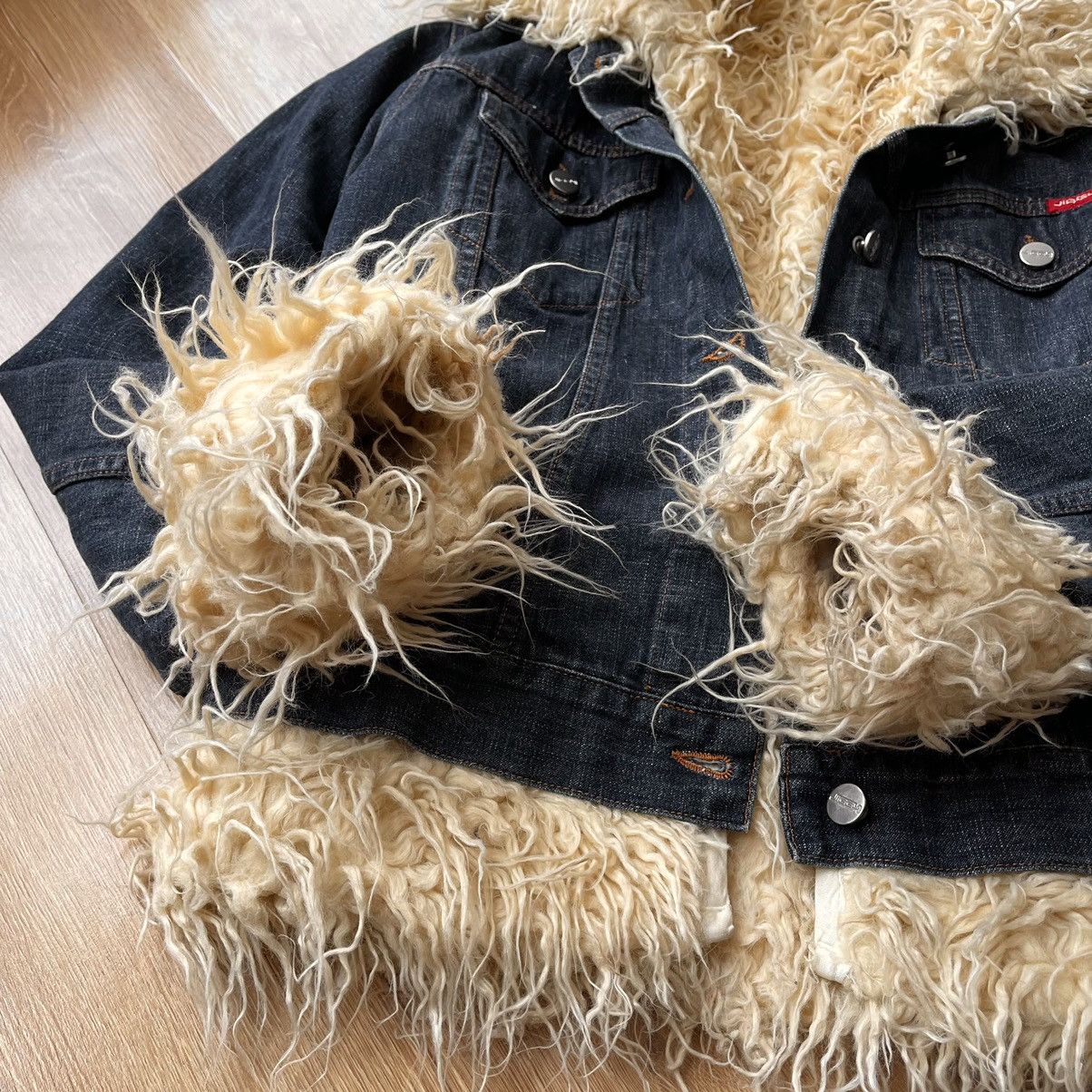 If Six Was Nine Vintage Japanese Faux Fur Denim Jacket LGB Style Size US M / EU 48-50 / 2 - 11 Thumbnail