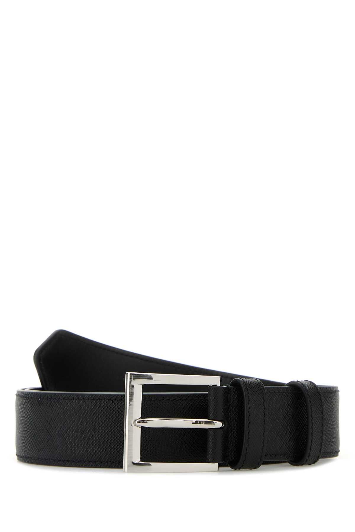 Black Leather Belt