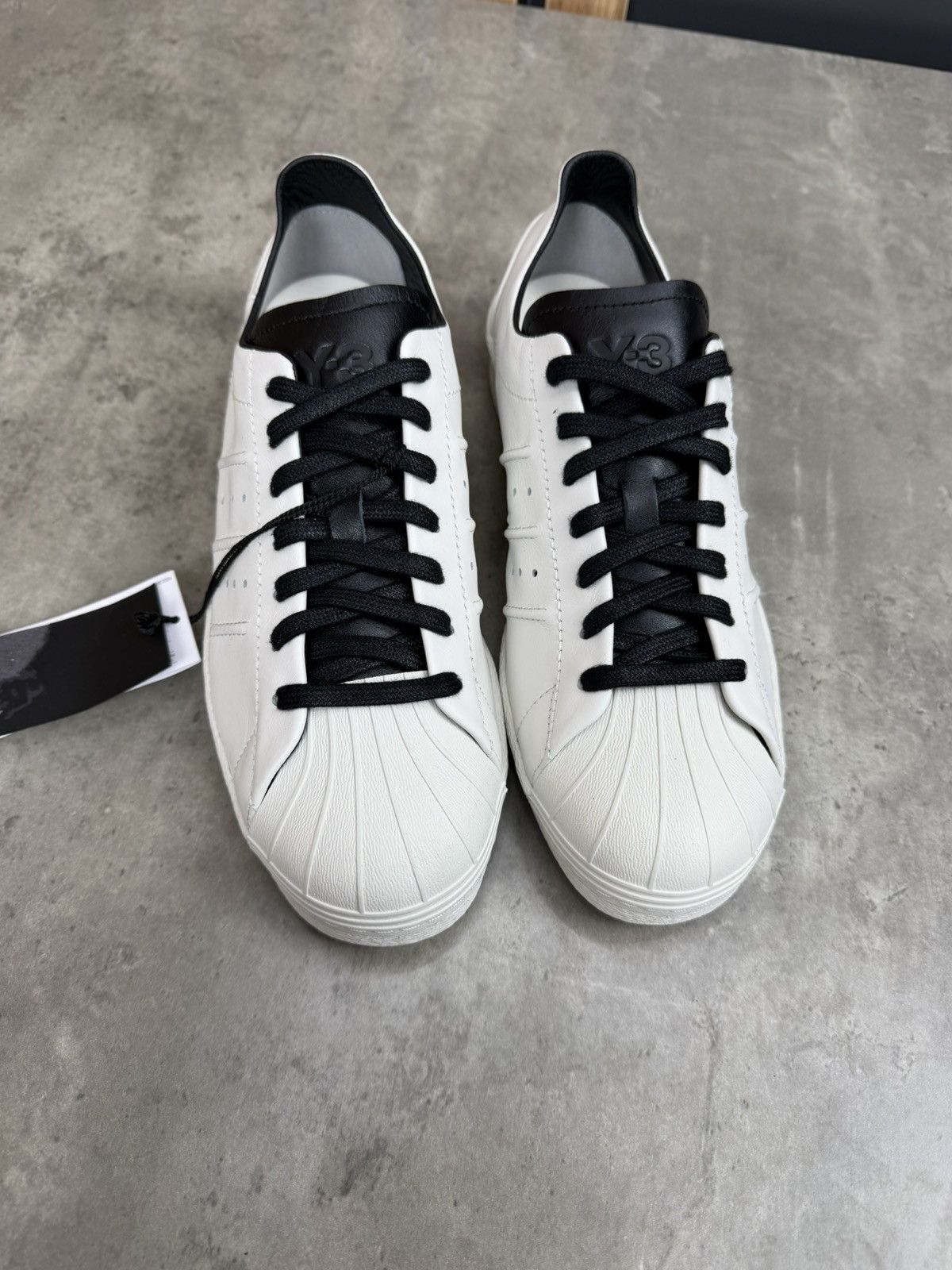 Y-3 Adidas Y-3 Superstar White Sneakers Size US 6.5 Size US 6.5 / EU 39-40 - 4 Thumbnail