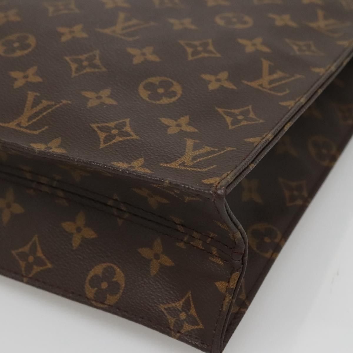 Louis Vuitton LOUIS VUITTON Monogram Sac Plat Hand Bag M51140 Size ONE SIZE - 16 Thumbnail