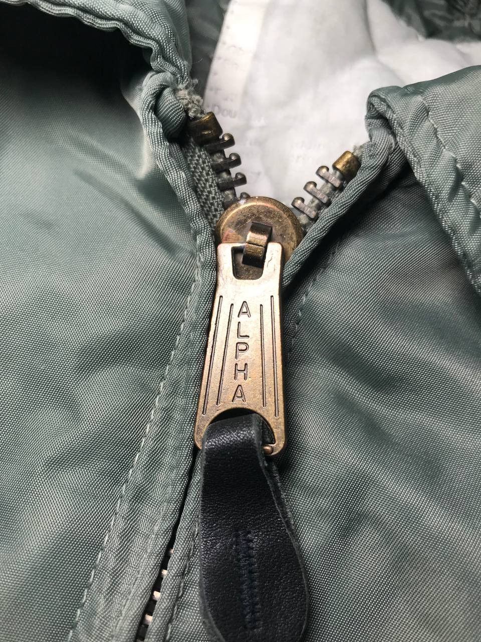 Alpha Industries × Vintage Vintage Alpha Industries Flight Bomber Jacket Military Size US XL / EU 56 / 4 - 9 Thumbnail