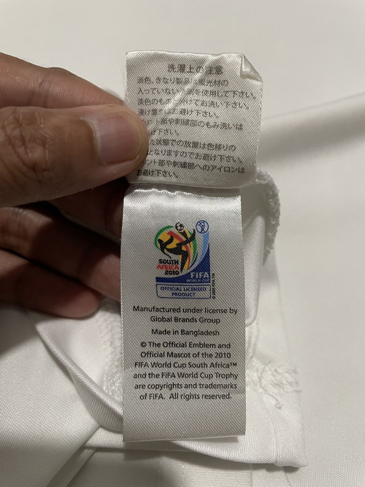 Vintage Team USA 2010 FIFA World Cup SouthAfrica White Shirt Jersey Size US XL / EU 56 / 4 - 13 Thumbnail