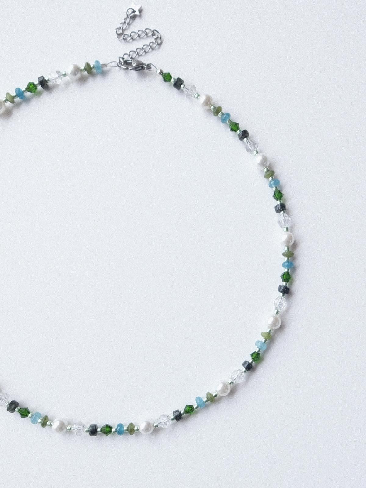 Handmade Summer Vibe Natural Shell Pearl Handmade Beaded Necklace Size ONE SIZE - 5 Thumbnail