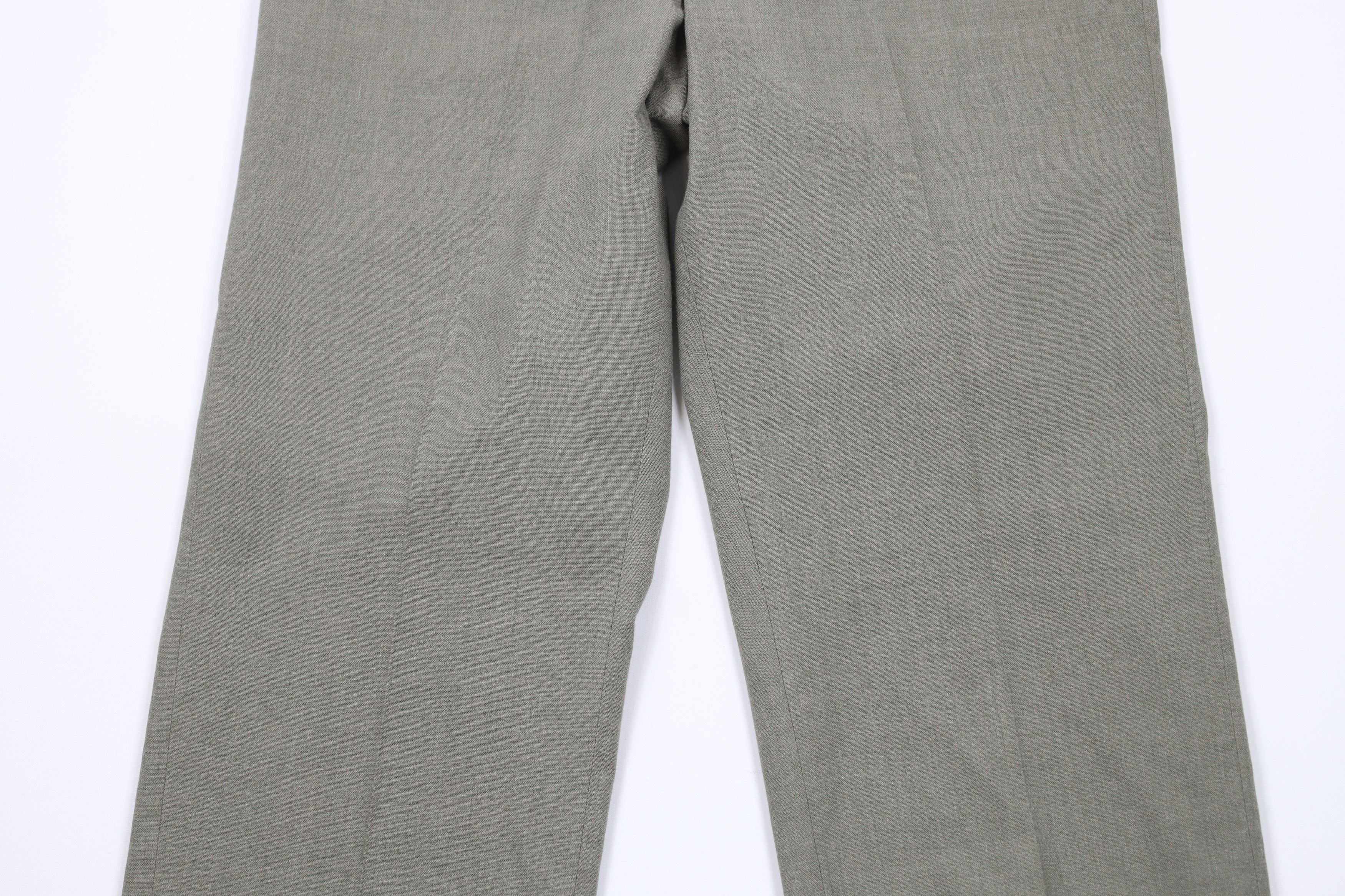 Vintage Vintage 90s Streetwear Flared Wide Leg Chino Pants Green Size US 34 / EU 50 - 3 Thumbnail