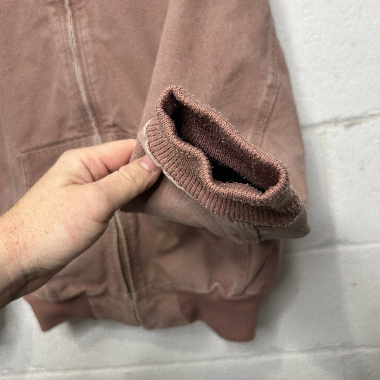 Carhartt Carhartt Hooded Active Jacket “Burlwood/Dusty Pink” WJ130 Size S / US 4 / IT 40 - 6 Thumbnail